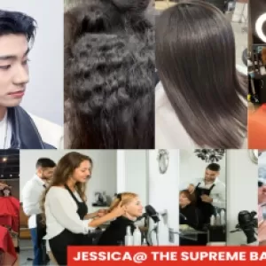 Jessica@ The Supreme Barbershop