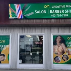 Creative Mindz Hair Salon & Barbershop Calgary.