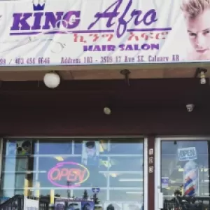King Afro barbershop and hair salon