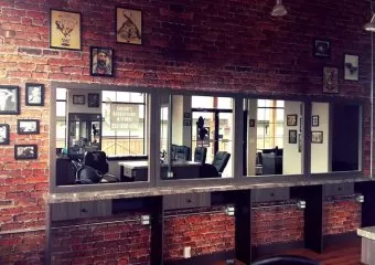 Gibsons Barbershop and school