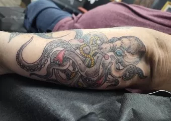 Golden Gryphon Tattoo