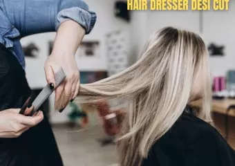 Hair dresser desi cut