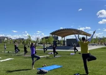Mahogany Outdoor Yoga