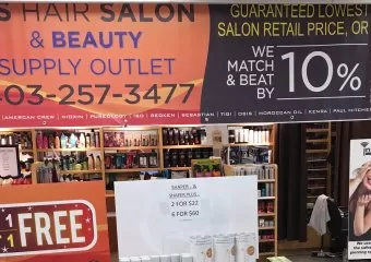 QS Hair Salon & Beauty Supply Outlet.