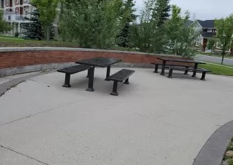 Redstone Plaza Park with Fitness Equipment