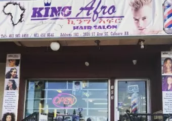 King Afro barbershop and hair salon