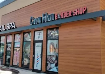 Cave man Barbershop
