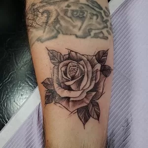 Bleeding Rose Tattoo