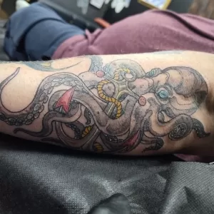 Golden Gryphon Tattoo