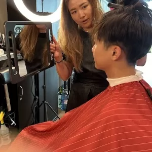 Jessica@ The Supreme Barbershop