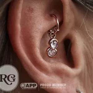 Rose Gold Body Piercing