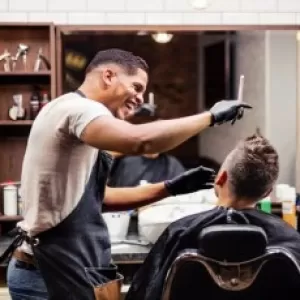  The Barber Chair (Jesse Amer Barbering)