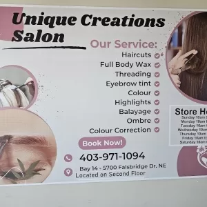 Unique creations salon